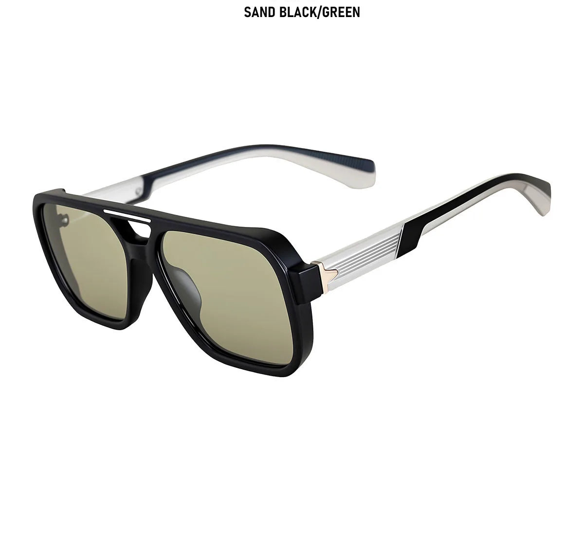 Men Retro Square UV400 Protection Sunglasses