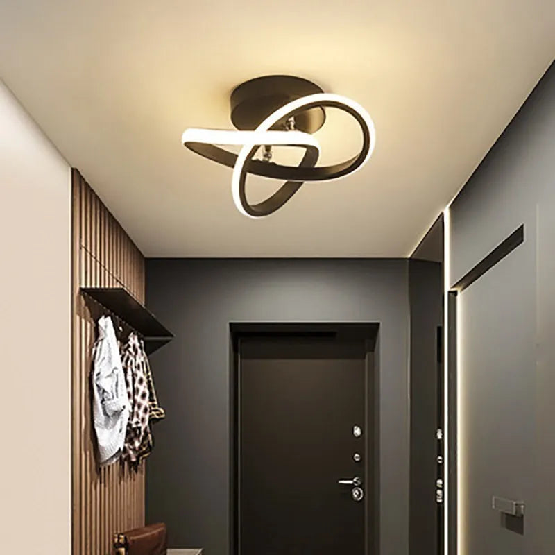 Minimalist LED Strip Ceiling Light – Modern Fixture for Aisle, Balcony, or Entryway