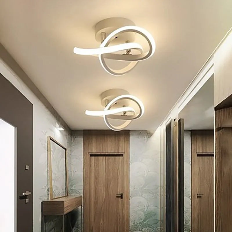 Minimalist LED Strip Ceiling Light – Modern Fixture for Aisle, Balcony, or Entryway