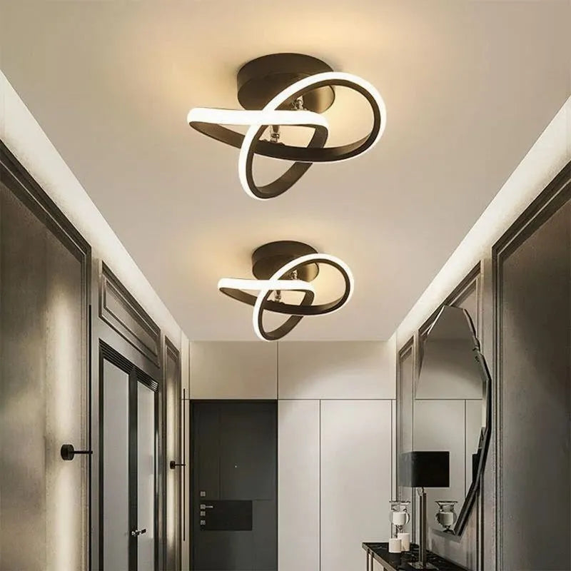 Minimalist LED Strip Ceiling Light – Modern Fixture for Aisle, Balcony, or Entryway
