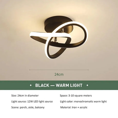 Minimalist LED Strip Ceiling Light – Modern Fixture for Aisle, Balcony, or Entryway