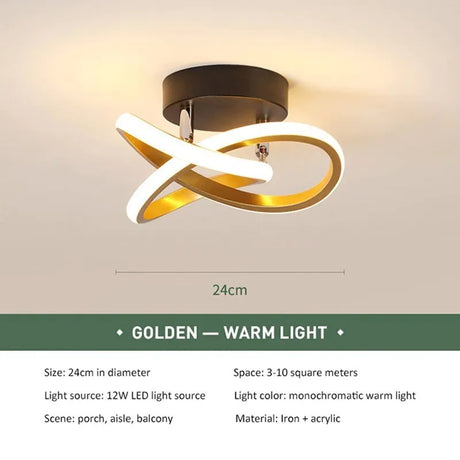 Minimalist LED Strip Ceiling Light – Modern Fixture for Aisle, Balcony, or Entryway