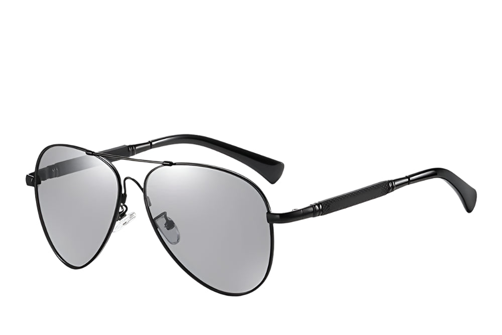 New Titanium Alloy Polarized Sunglasses Black