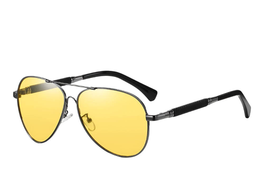 New Titanium Alloy Polarized Sunglasses Yellow