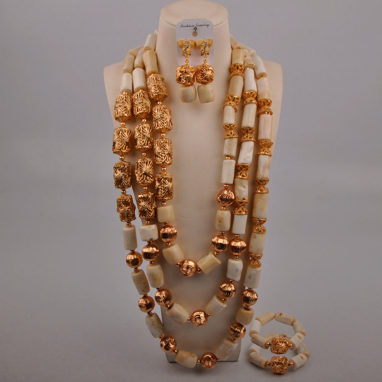 Nigerian Beads Jewelry Set