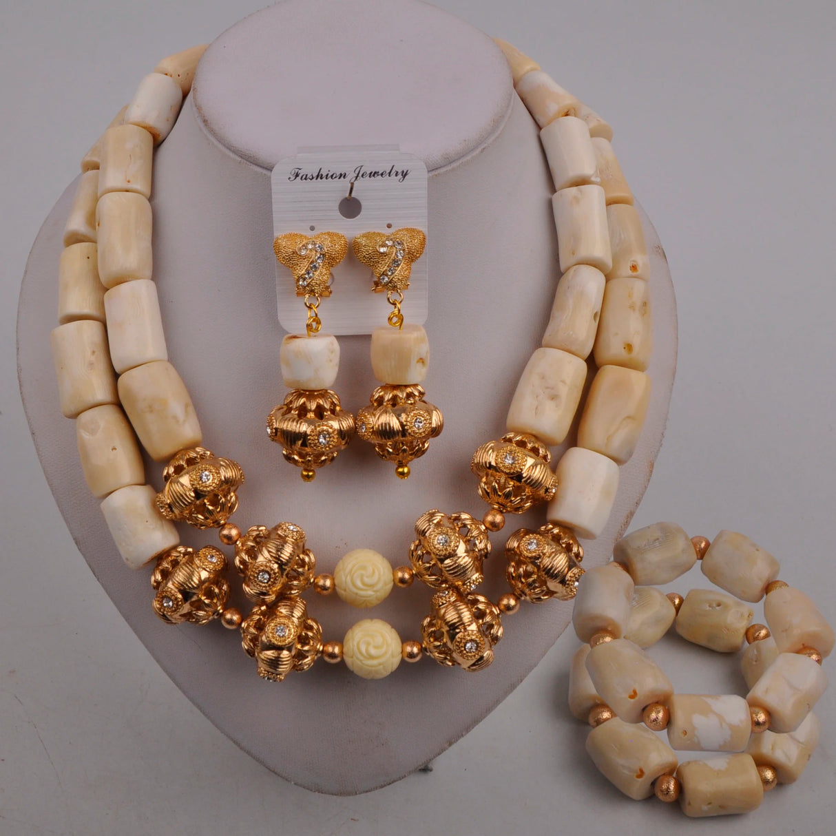 Nigerian Beads Jewelry Set