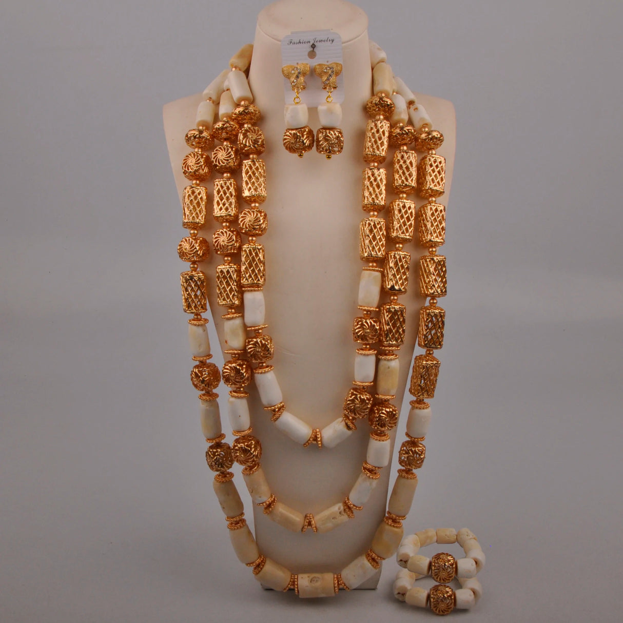 Nigerian Beads Jewelry Set
