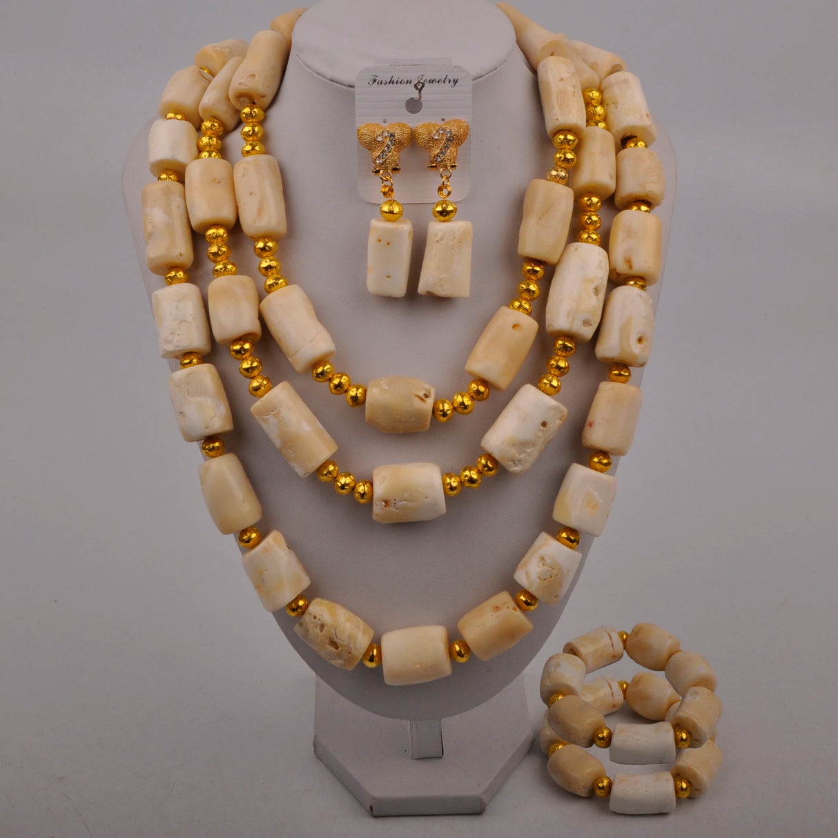 Nigerian Beads Jewelry Set