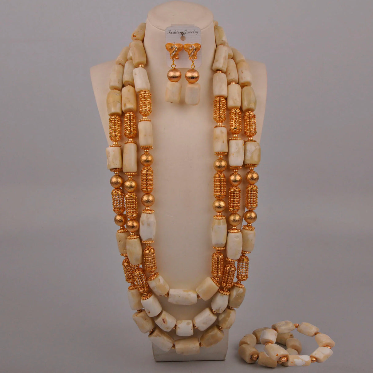 Nigerian Beads Jewelry Set