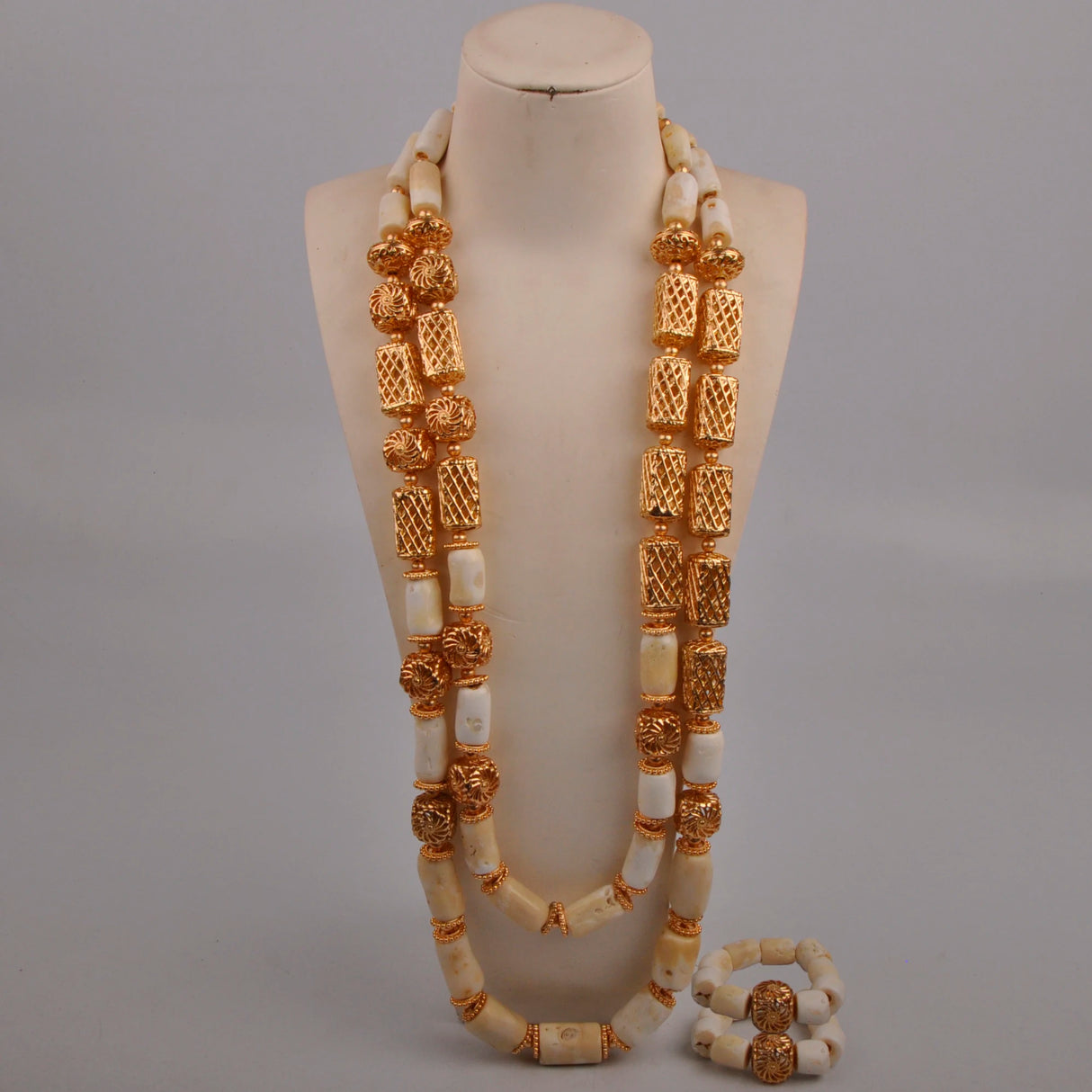 Nigerian Beads Jewelry Set