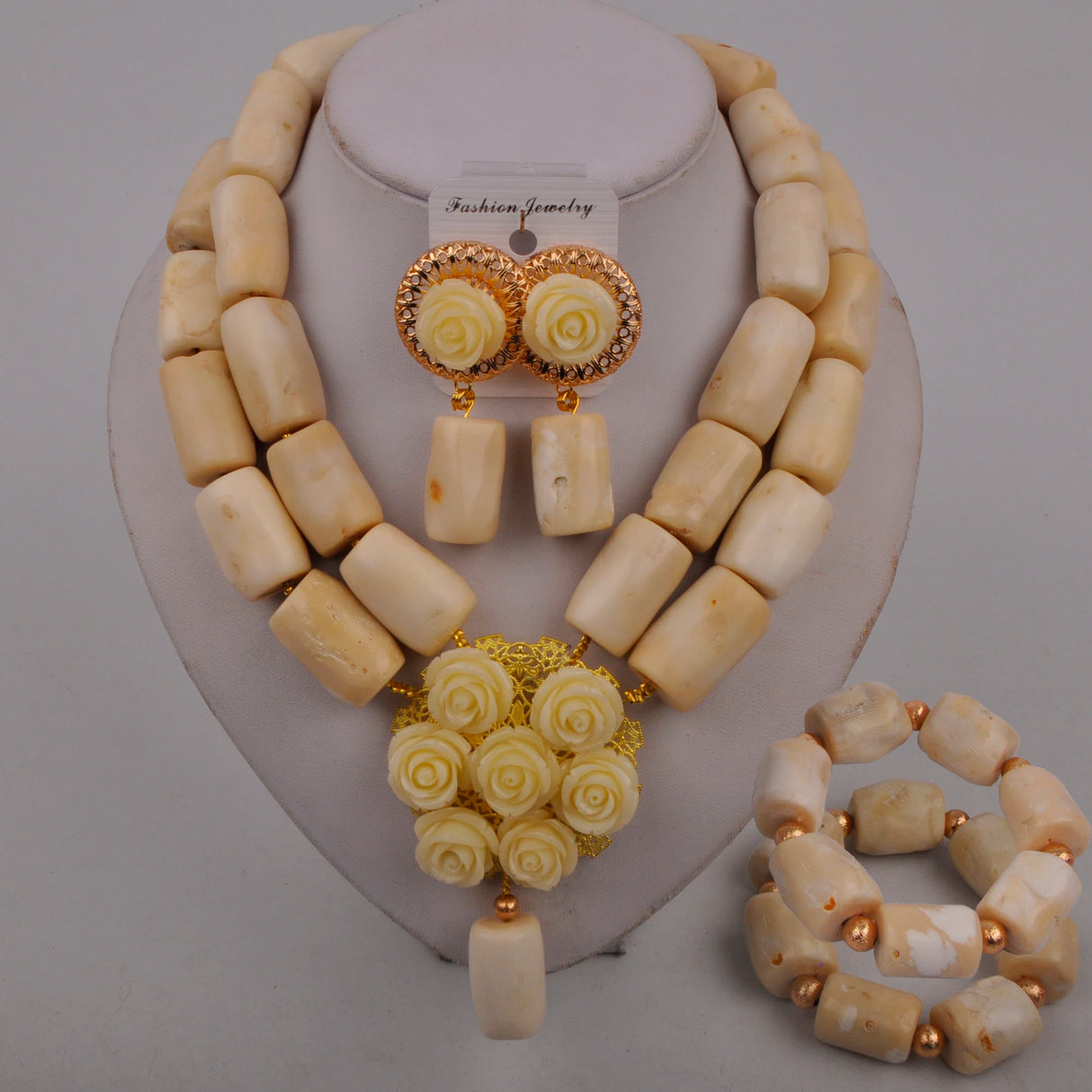 Nigerian Beads Jewelry Set