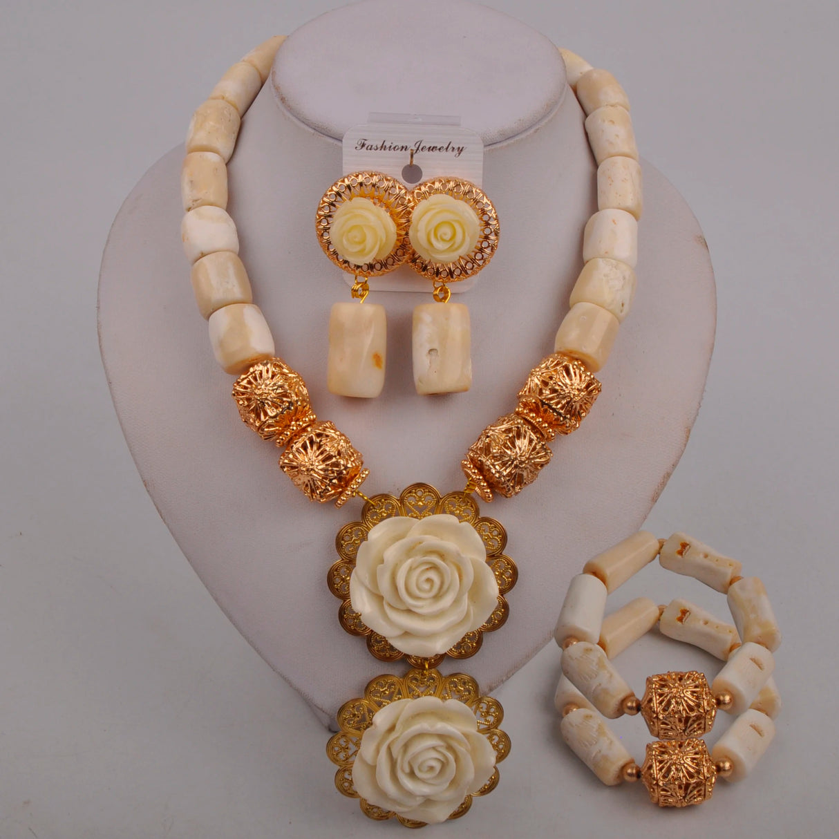 Nigerian Beads Jewelry Set