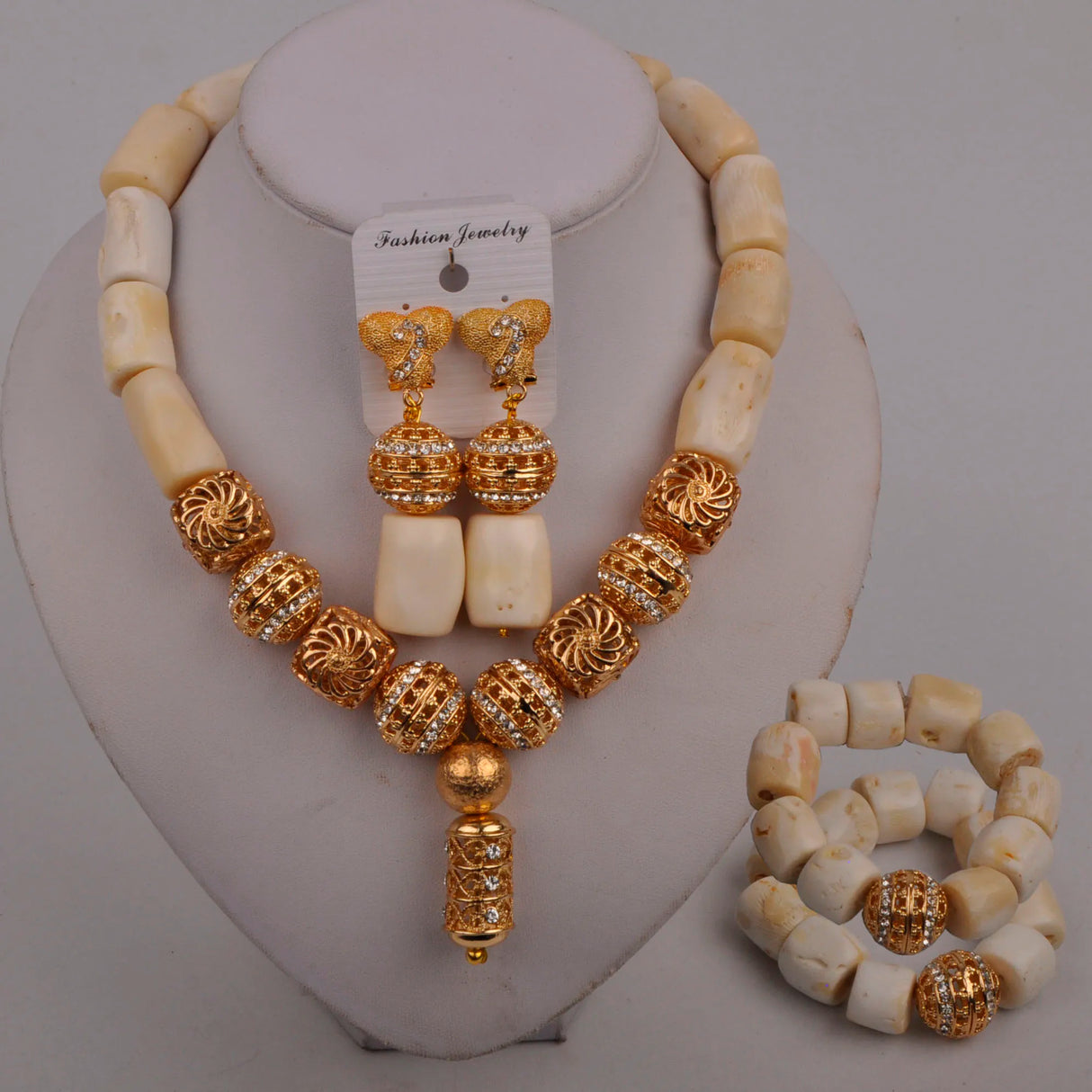 Nigerian Beads Jewelry Set