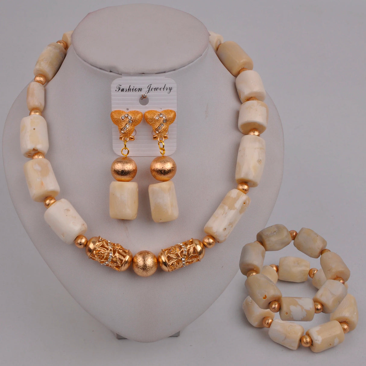 Nigerian Beads Jewelry Set