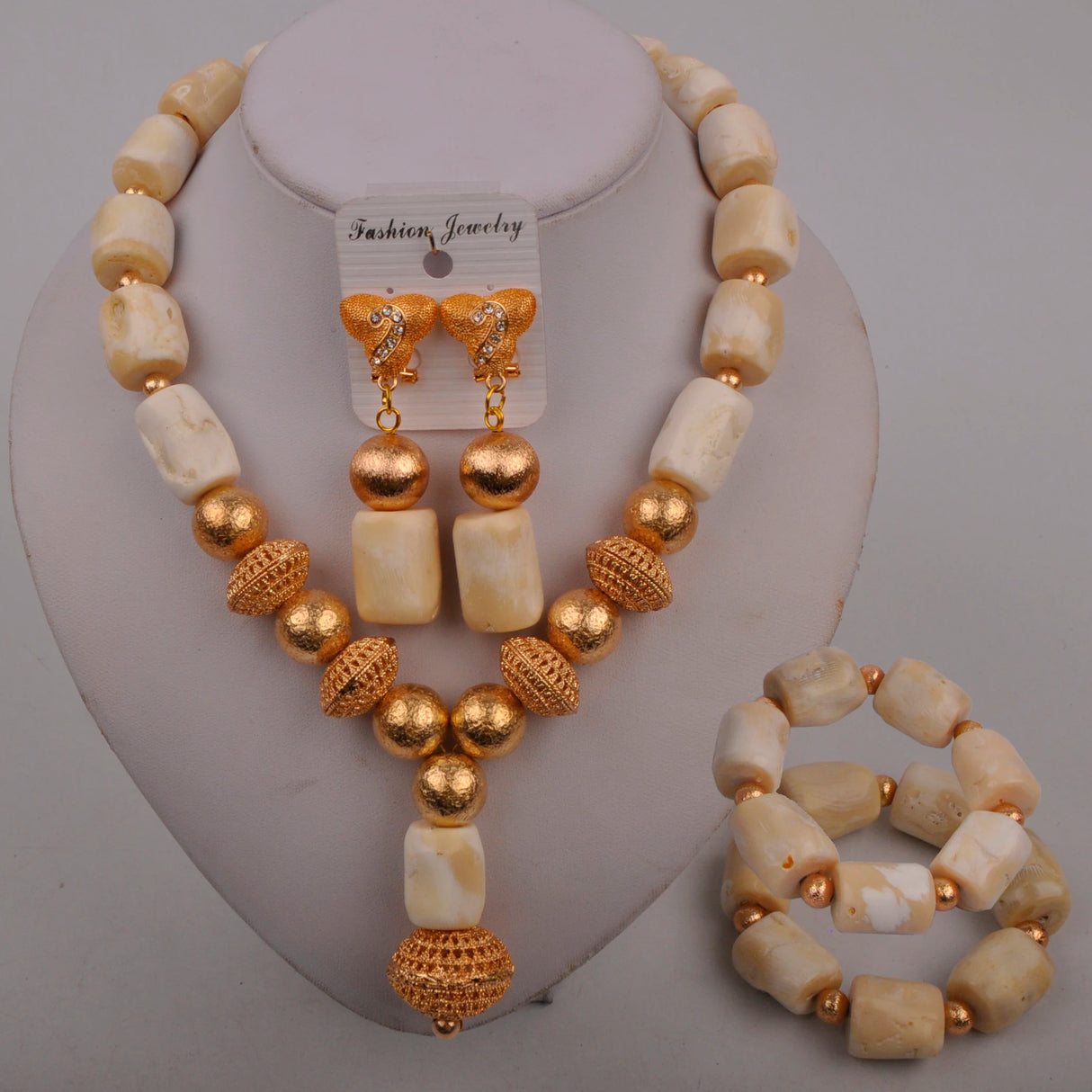 Nigerian Beads Jewelry Set