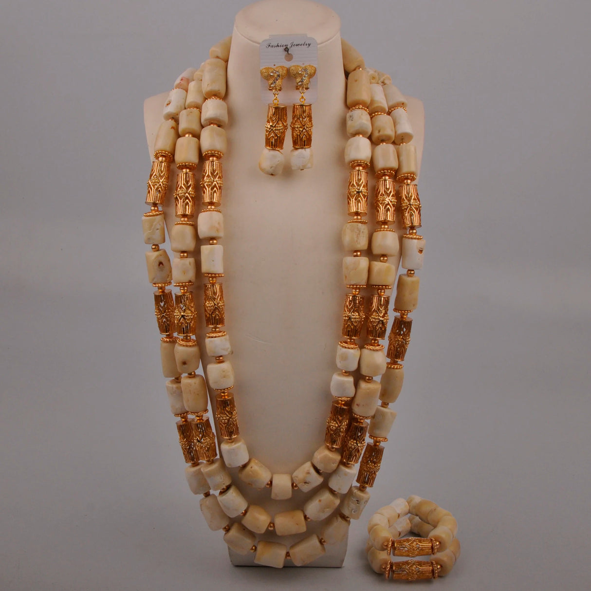 Nigerian Beads Jewelry Set