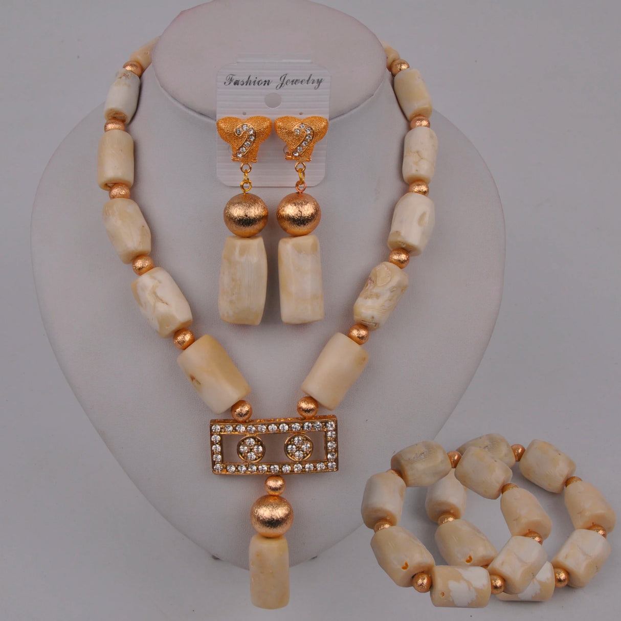 Nigerian Beads Jewelry Set