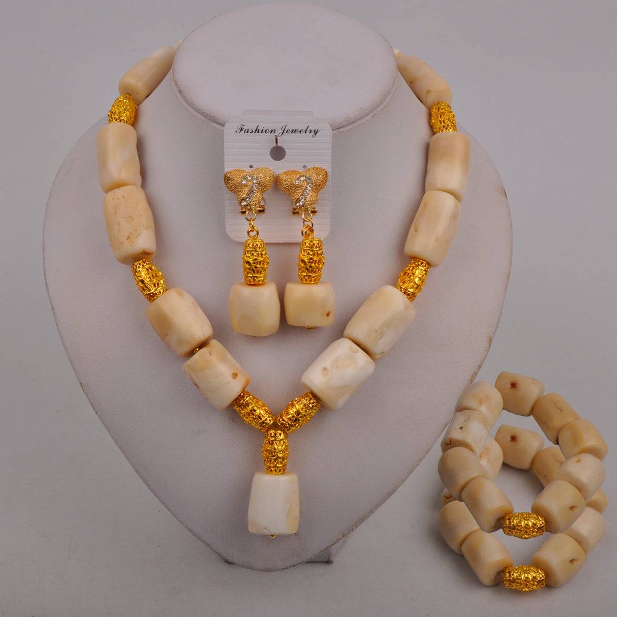 Nigerian Beads Jewelry Set