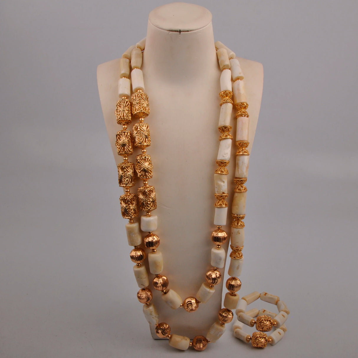 Nigerian Beads Jewelry Set