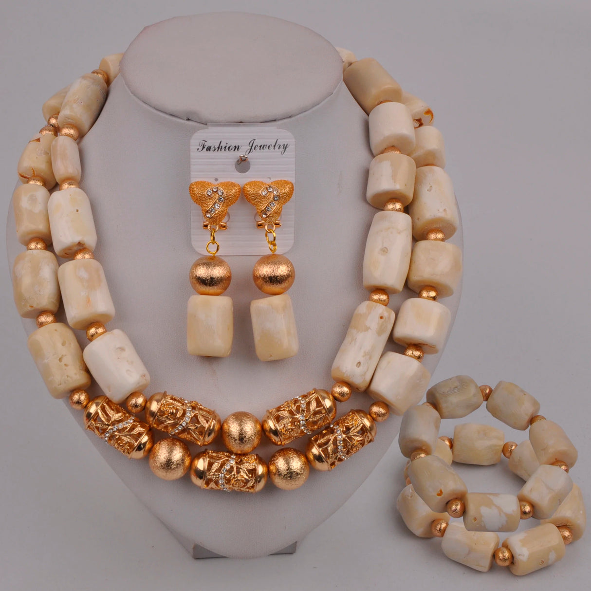 Nigerian Beads Jewelry Set