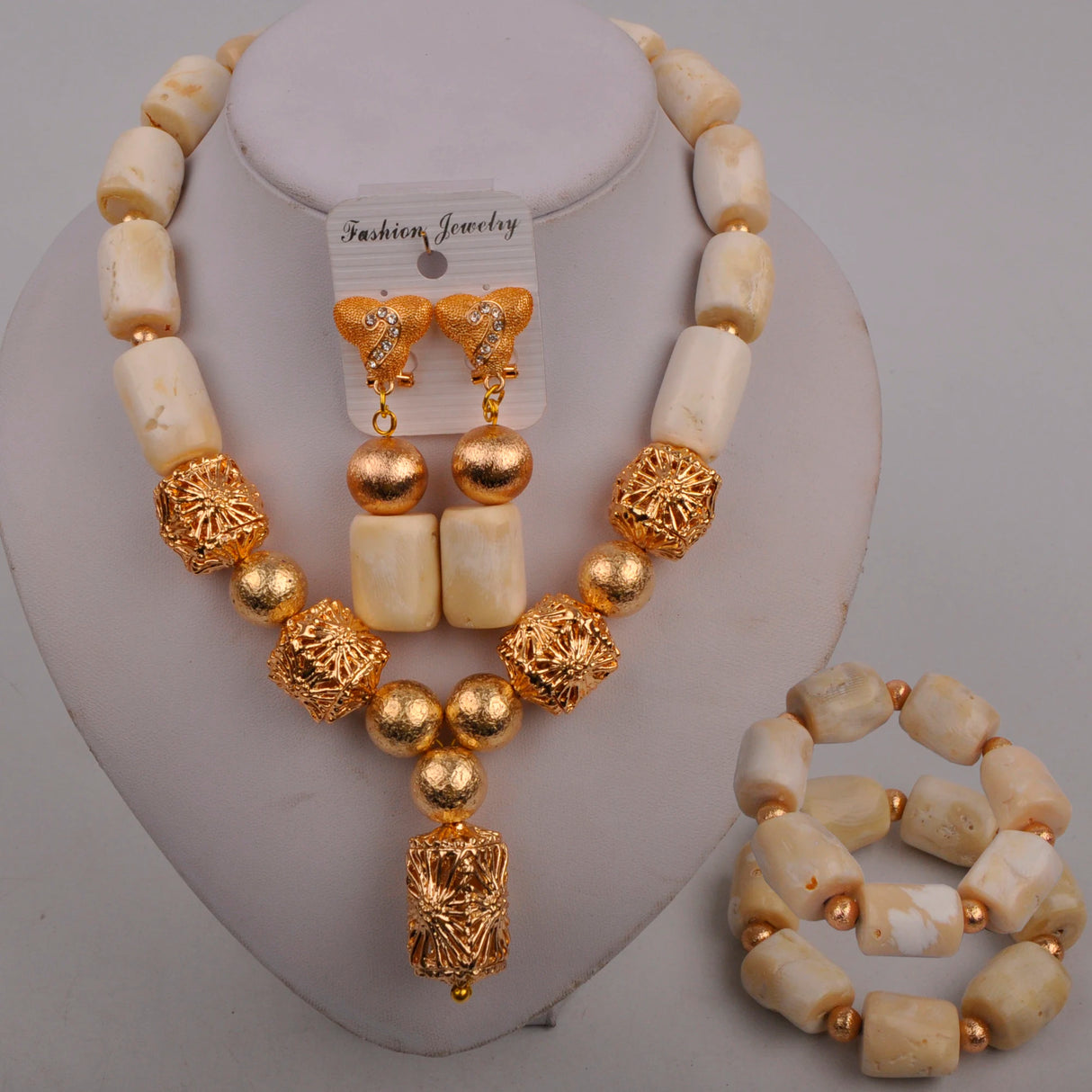 Nigerian Beads Jewelry Set