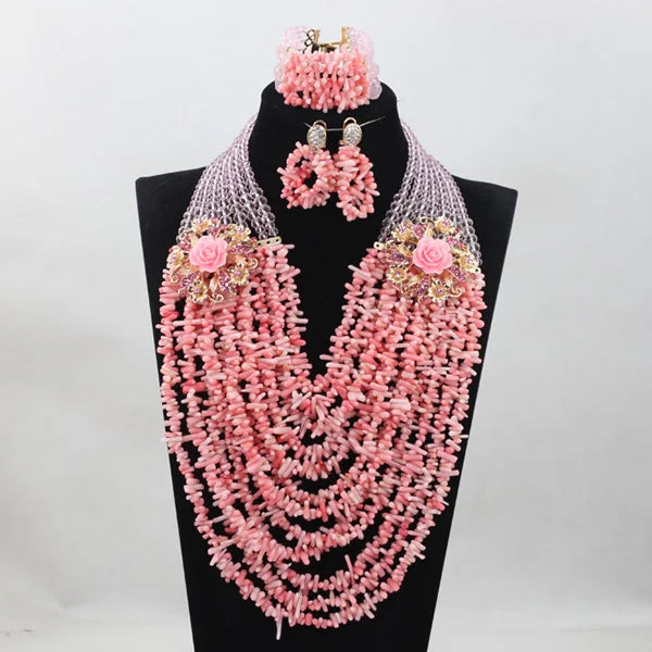 Nigerian Coral Beads Jewelry Sets Sassy Chick Logo