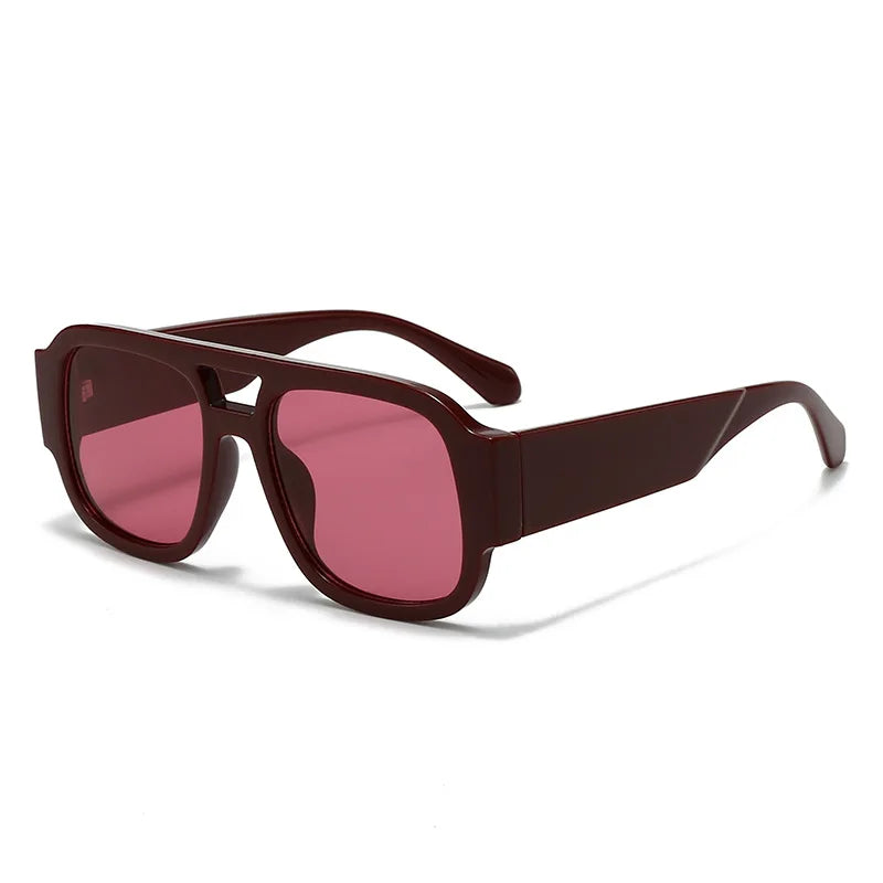 Outdoor Driving Big Frame Square Sunglasses