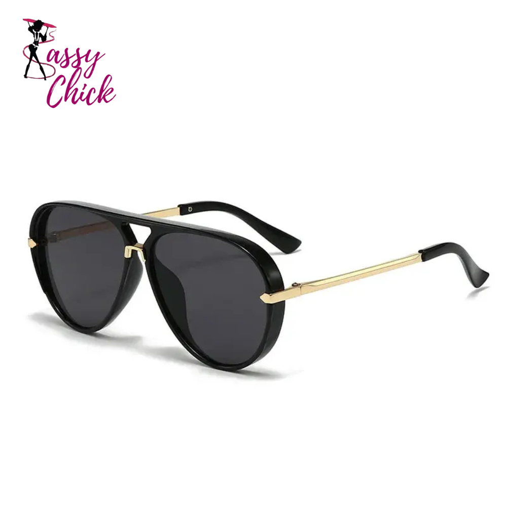 Outdoor Fashion Protective UV Resistant Sunglasses Sassy Chick Logo