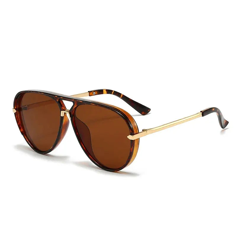 Brown Outdoor Fashion Protective UV Resistant Sunglasses