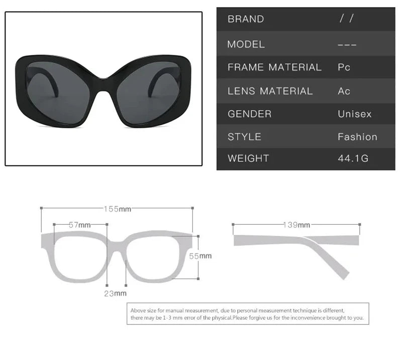 Oversized Cat Eye Chunky Reading Glasses