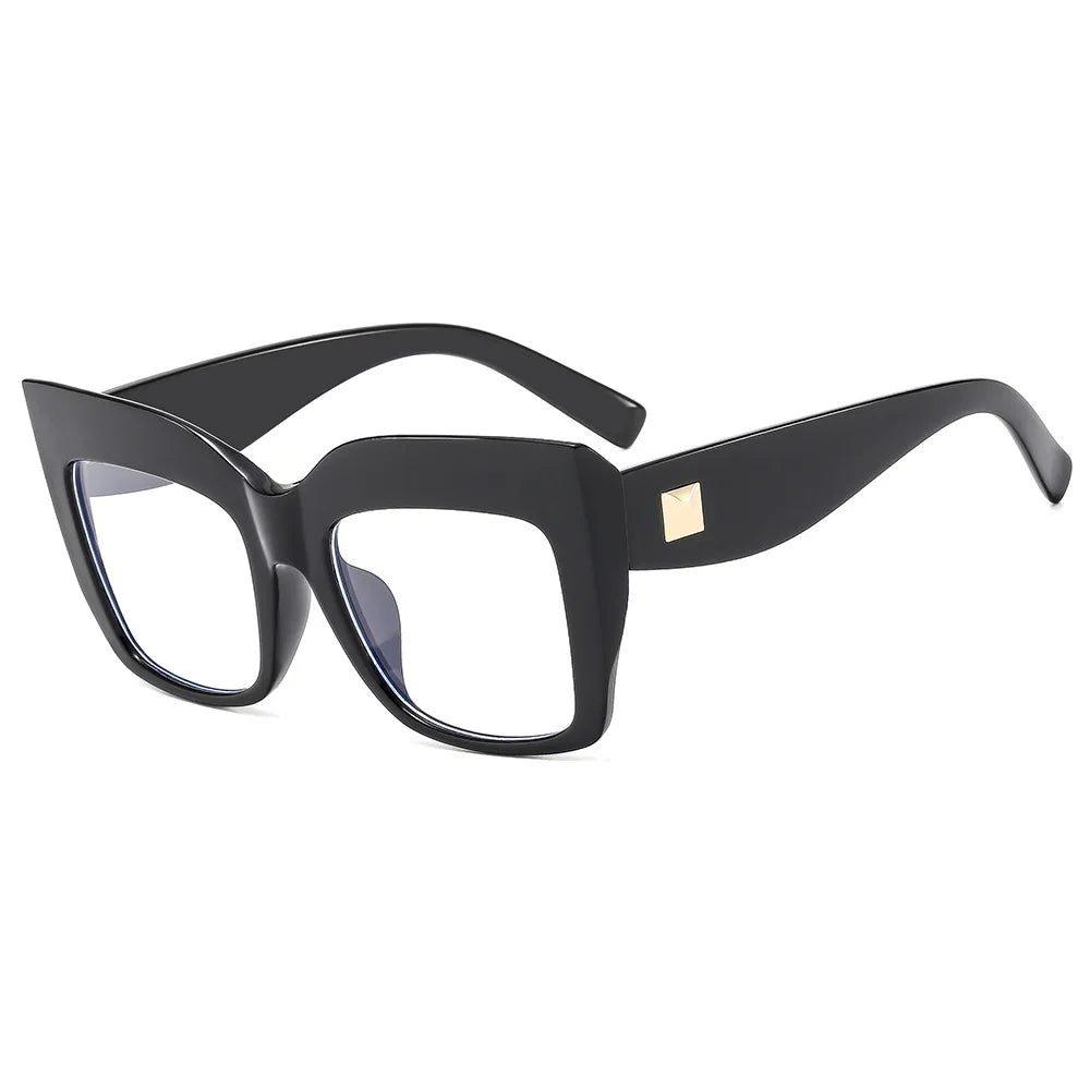 oversized eyeglasses for women black