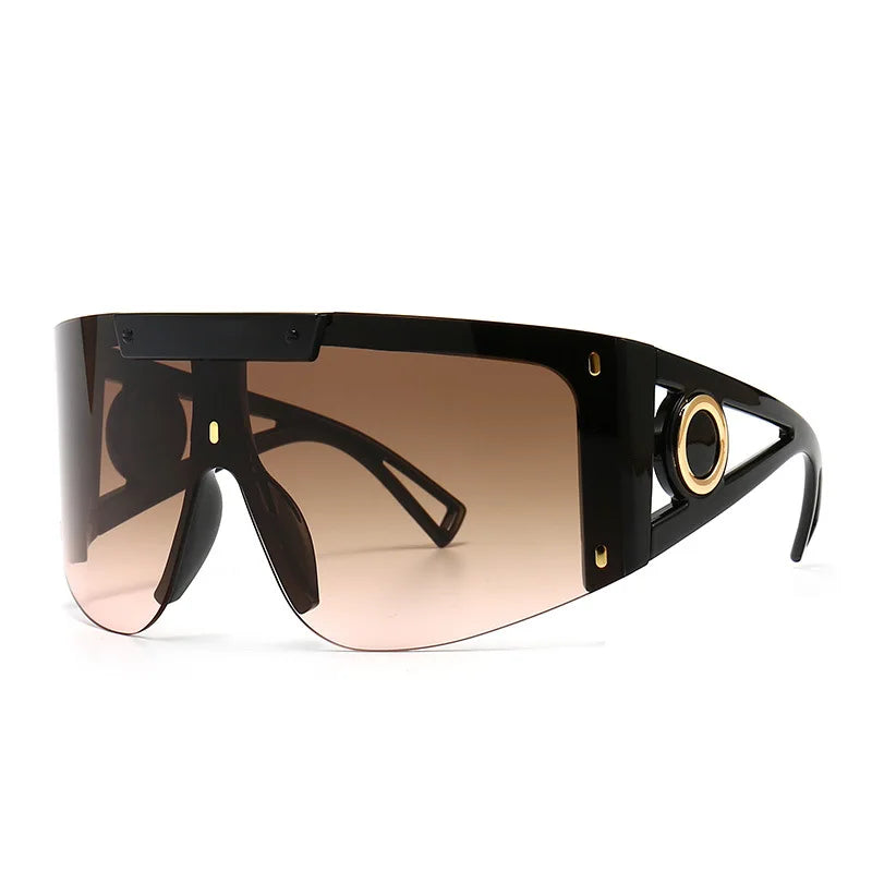 Oversized Goggle UV400 Vintage Sunglasses