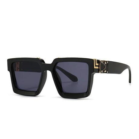 Oversized Square Travel Sunglasses black