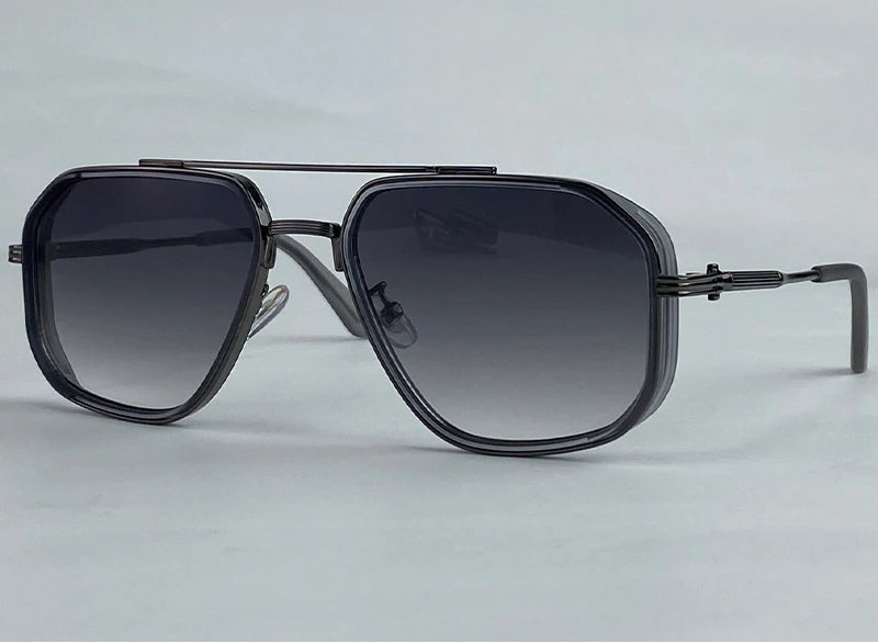 Oversized Steampunk Square Sunglasses