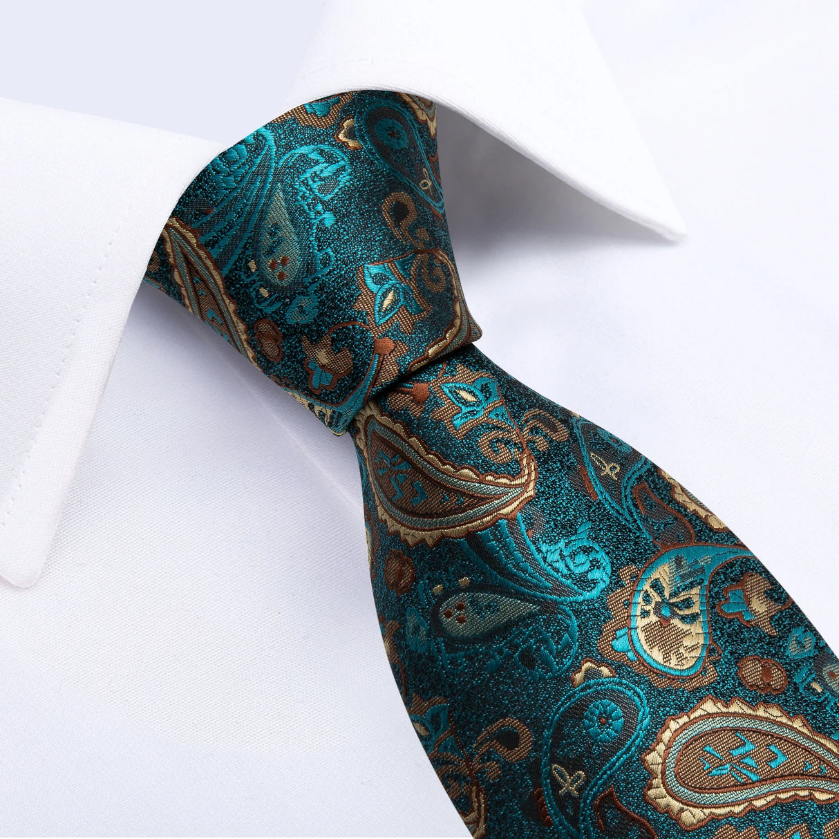 Paisley Silk Polyester Men's Ties