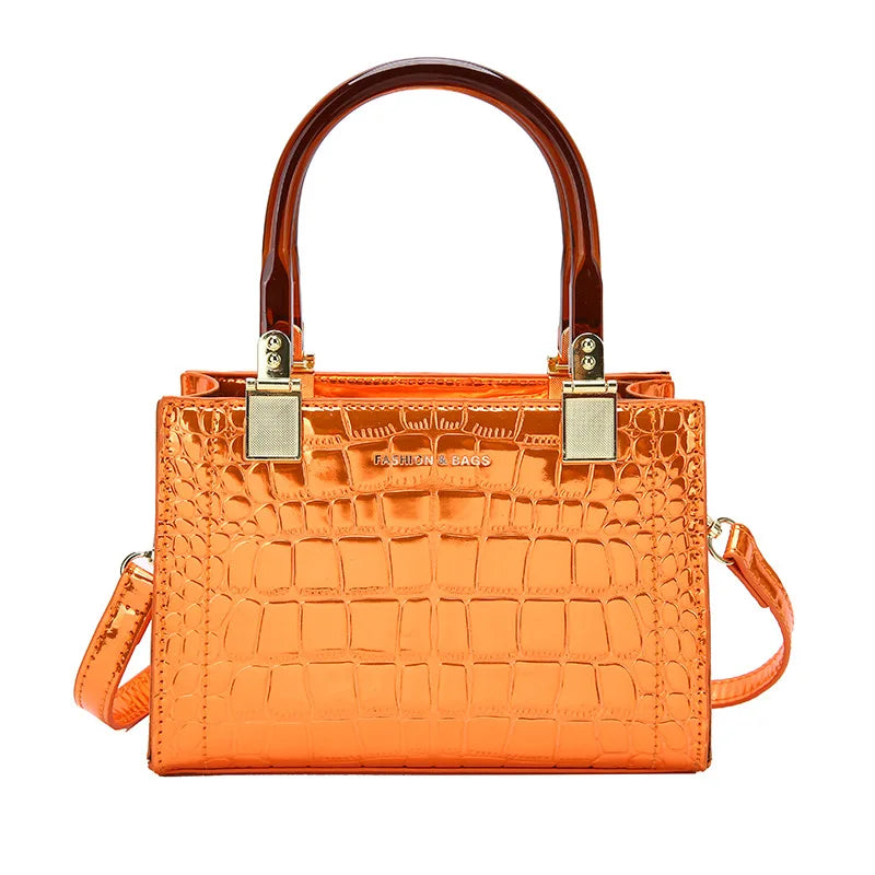 orange square small bag