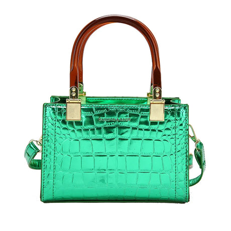 green small square bag