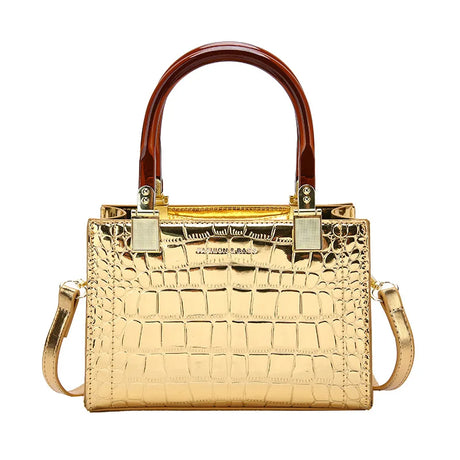 gold square small bag