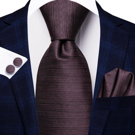 Brown Silk Tie