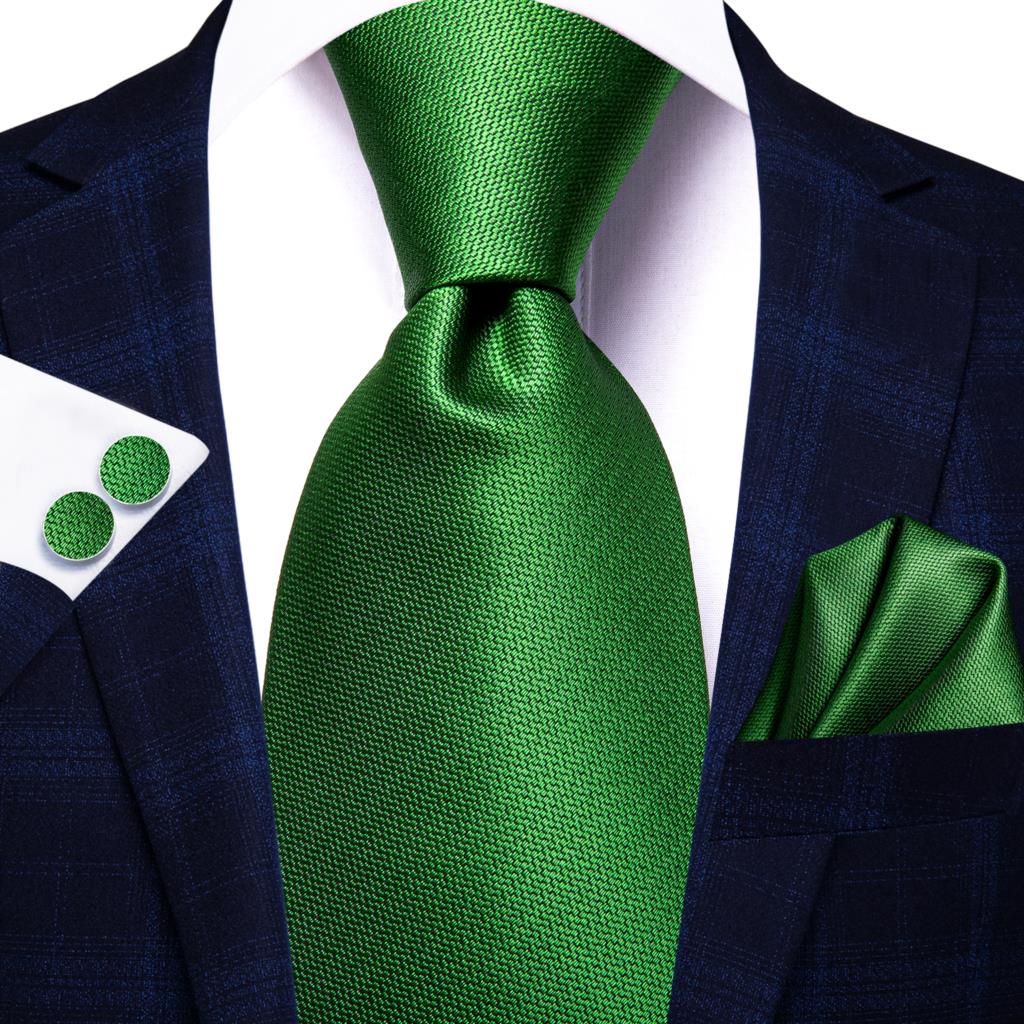 Green Silk Tie