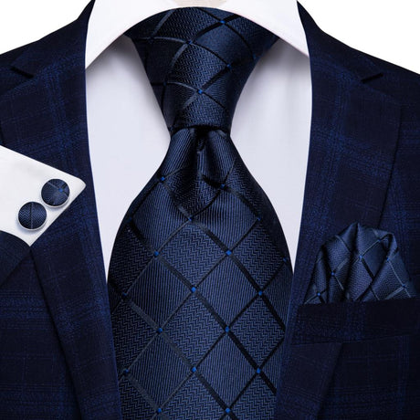 Dark Blue Silk Tie
