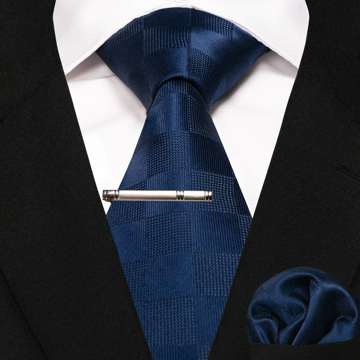 Plaid Stripe Men Fashion Silk Wedding Tie