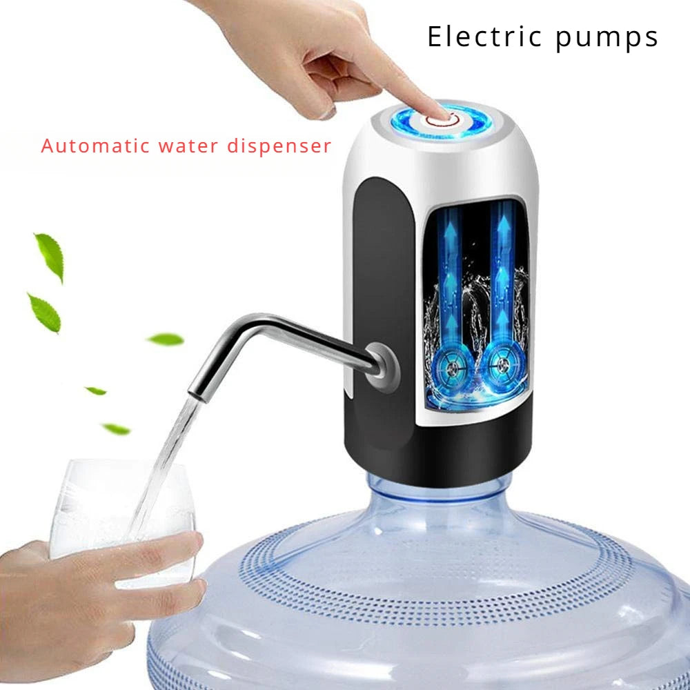 USB Rechargeable Water Dispenser Pump – Fits 5 Gallon Bottles