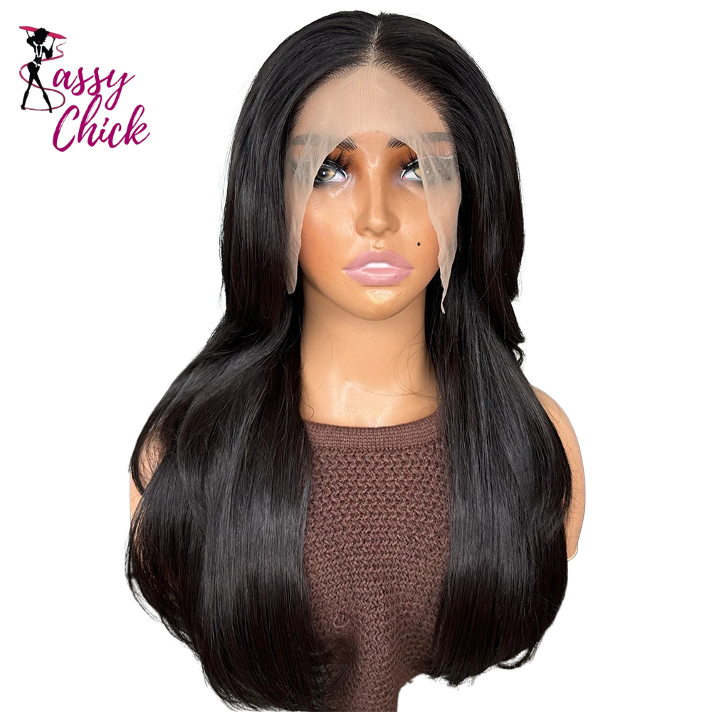 Pre Plucked Hairline Natural Wavy Futura Hair Heat Resistant Wig Sassy Chick Logo