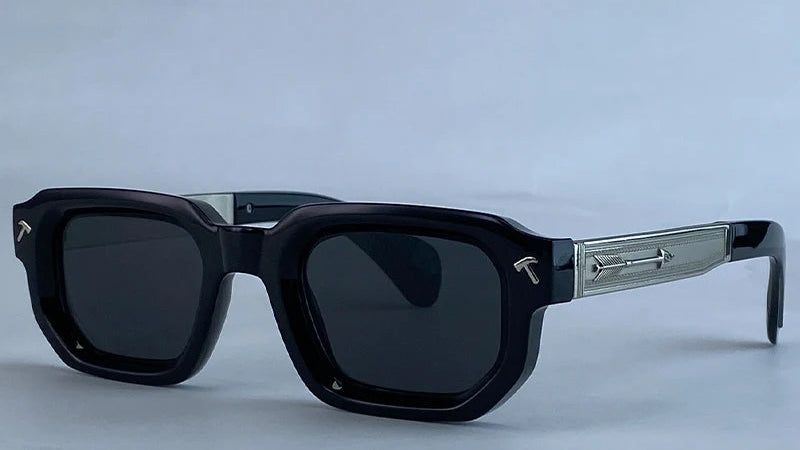 Punk Classic Driving Rectangle Polarized Sunglasses