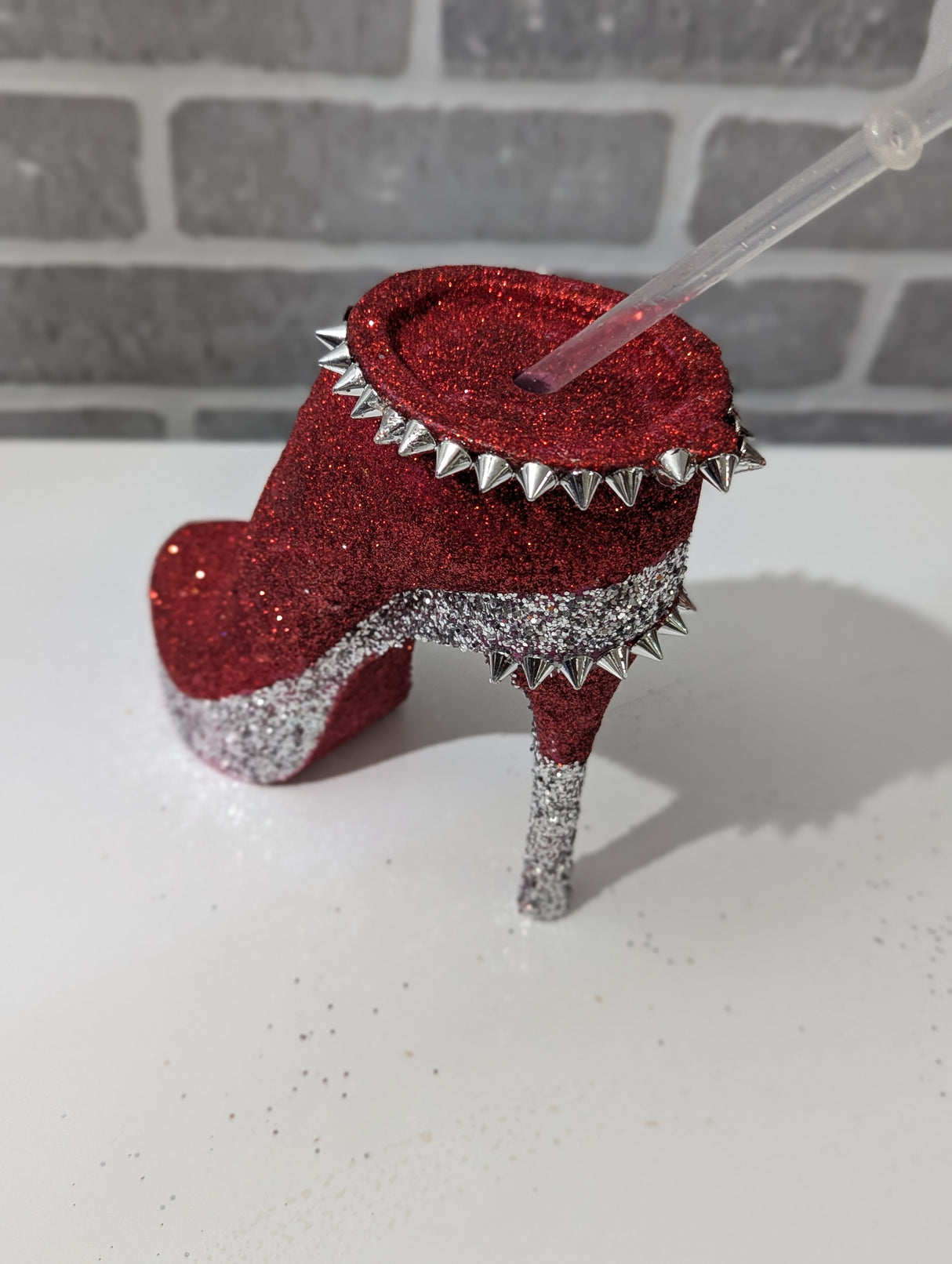 Red Stiletto Heel Tumbler Cup