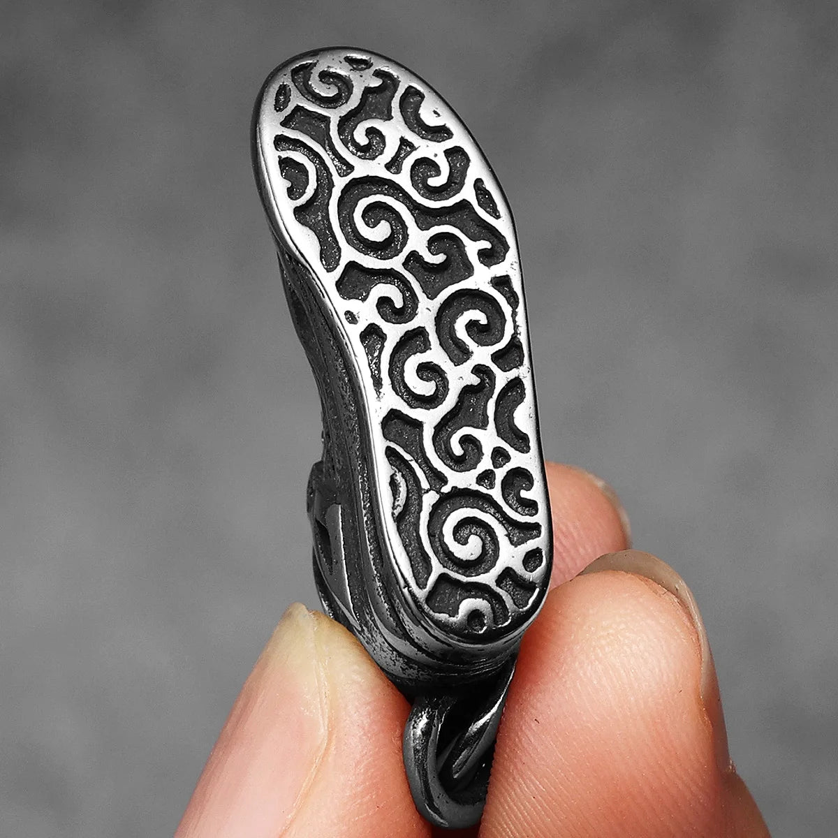 Retro Basketball Shoes Pendant Stainless Steel Jewelry
