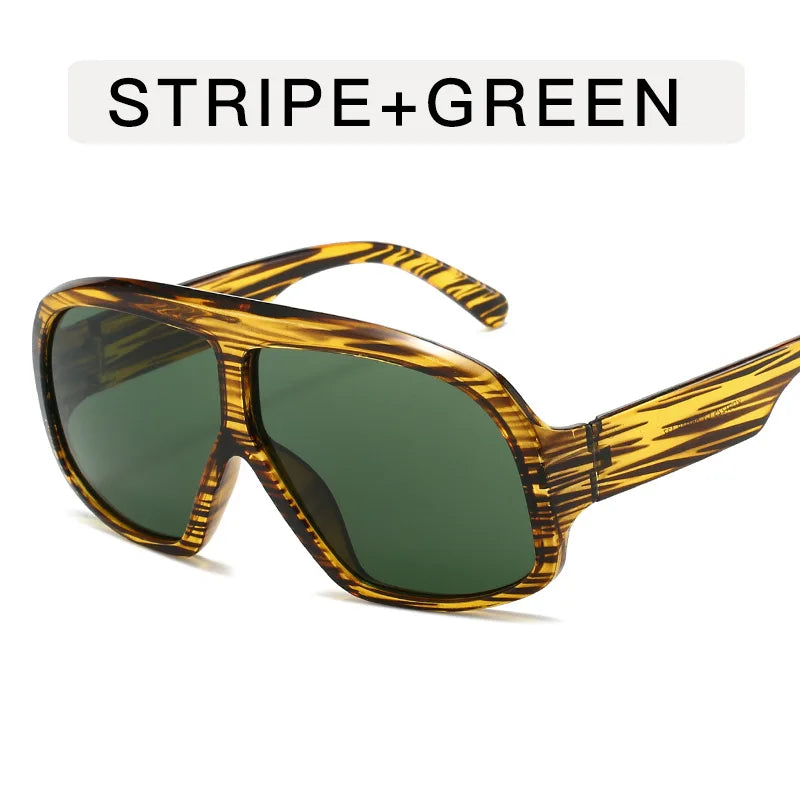 stripe green sunglasses