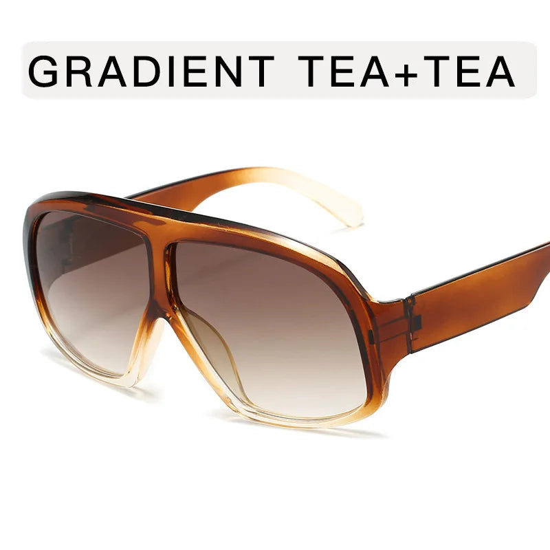 gradient tea sunglasses