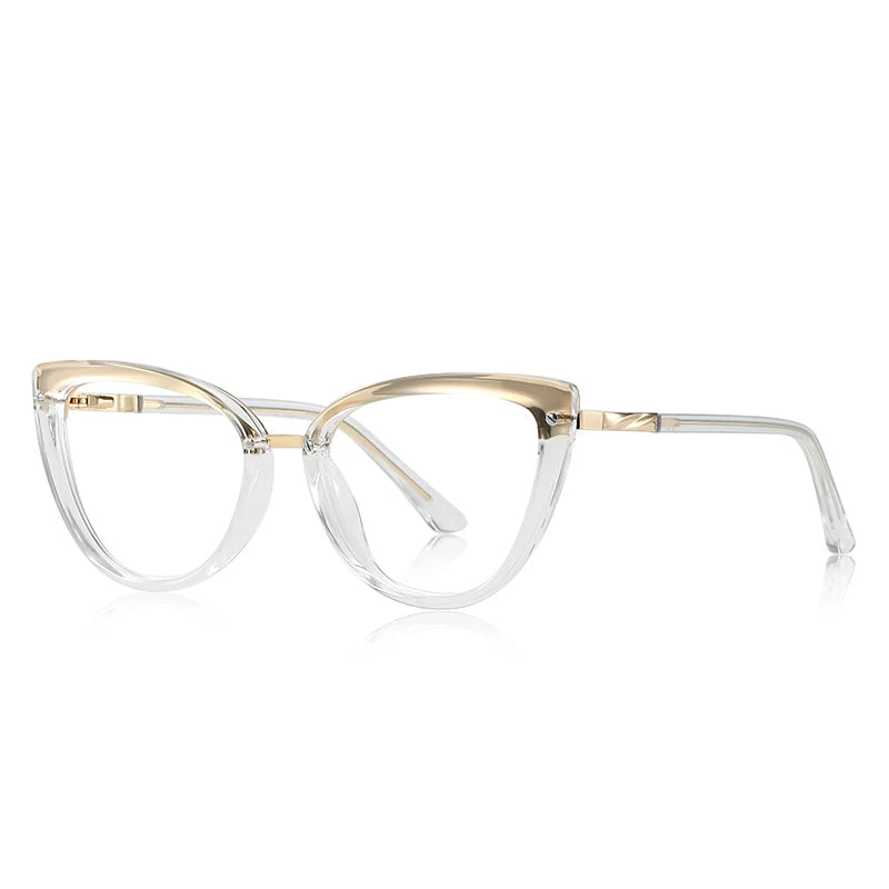 Retro Cat Eye Myopia Photochromic Eyeglasses
